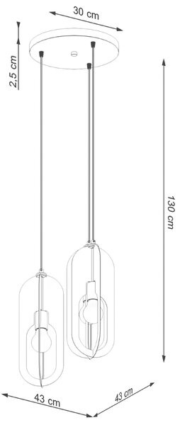Sollux Lighting Závěsné svítidlo NICUS 1 bílé