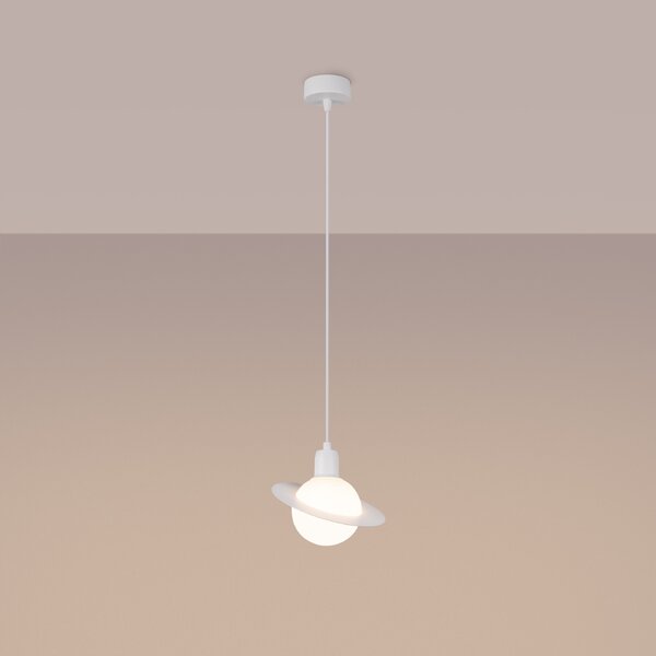 Sollux Lighting Závěsné svítidlo HYPERION 1 bílé