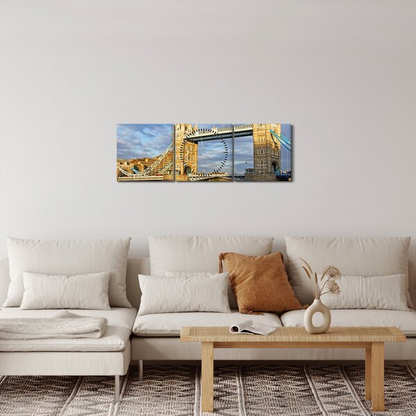 Obraz - Tower Bridge (s hodinami) (90x30 cm)