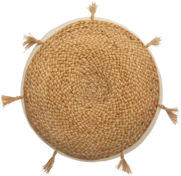 Polštář na sezení na podlaze RITUAL, Ø 38 cm, juta