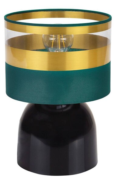 Stolní lampa Intense Gold, 1x textilní stínítko (výběr ze 6 barev), (výběr ze 3 barev konstrukce)