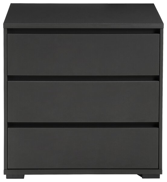 KOMODA, antracitová, 80/79/48 cm Carryhome - Široké komody, Online Only