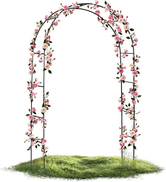 Plonos PL-990 Zahradní pergola oblouk 240 cm, černá