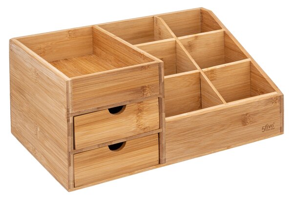 Organizér na kosmetiku bambusový, 3 zásuvky