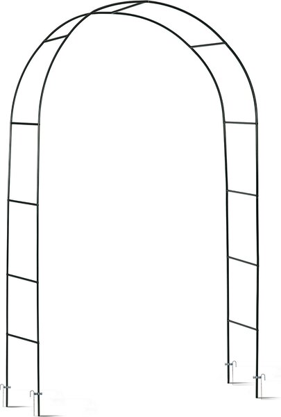Plonos PL-990 Zahradní pergola oblouk 240 cm, černá