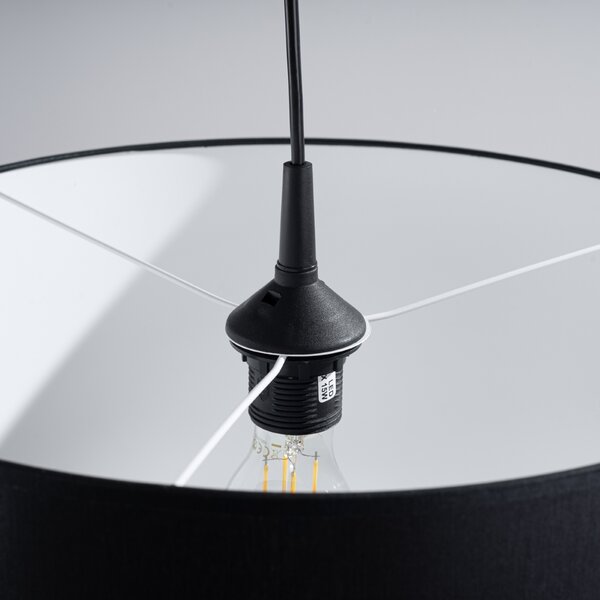 Sollux Lighting Závěsná lampa NOVA 40 černá