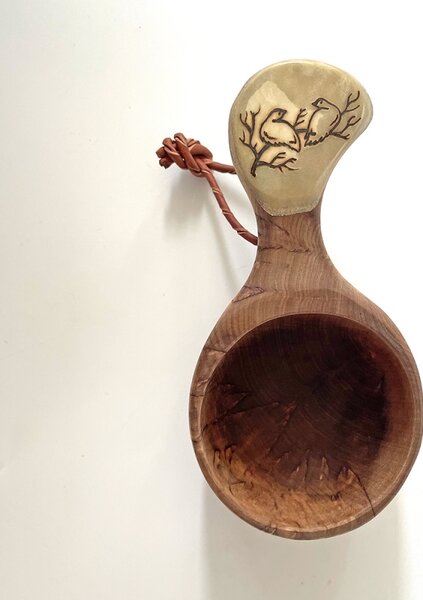 Pahkataide Finský hrnek Kuksa Riekko, bříza kadeřavá