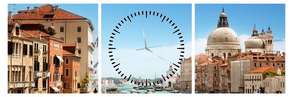 Obraz - Venice (s hodinami) (90x30 cm)