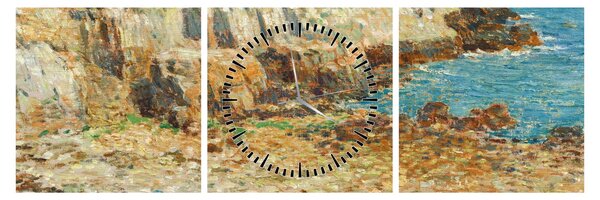 Obraz - Childe Hassam, A North East Headland, reprodukce (s hodinami) (90x30 cm)