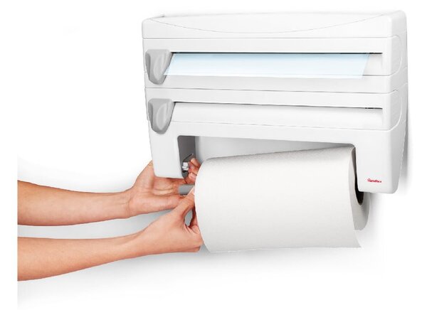 Schránka na kuchyňské utěrky a další doplňky Metaltex, délka 38 cm