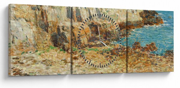 Obraz - Childe Hassam, A North East Headland, reprodukce (s hodinami) (90x30 cm)