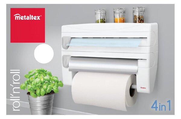 Schránka na kuchyňské utěrky a další doplňky Metaltex, délka 38 cm