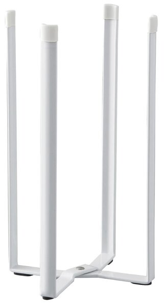 YAMAZAKI Bílý kovový stojan Tower 26,5 cm