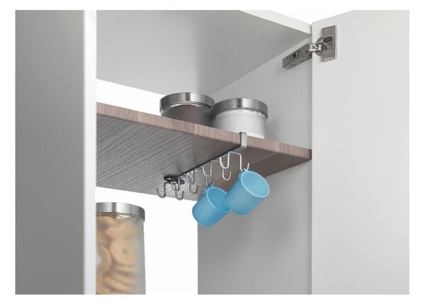 Závěsný držák na kuchyňské potřeby Metaltex, délka 8 cm