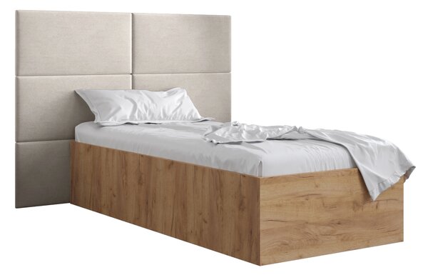 Jednolůžková postel s čalouněným čelem 90 cm. Vlastní profesionální přeprava až k Vám domů 1045902
