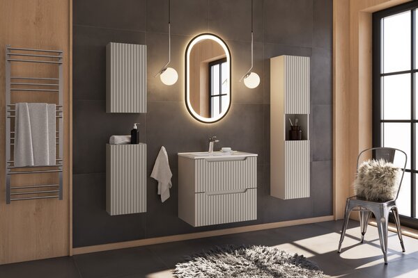 Comad Nova Cashmere skříňka 60x39x57 cm pod umyvadlo závěsná béžová NOVA CASHMERE 82-60-2S