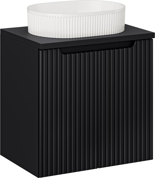 Sada skříňka Comad Nova Black NOVA BLACK D2 82-60-2D, umyvadlo Comad Beyond BEYOND 5 WHITE ( E-6564 ), NOVA BLACK B 89-60