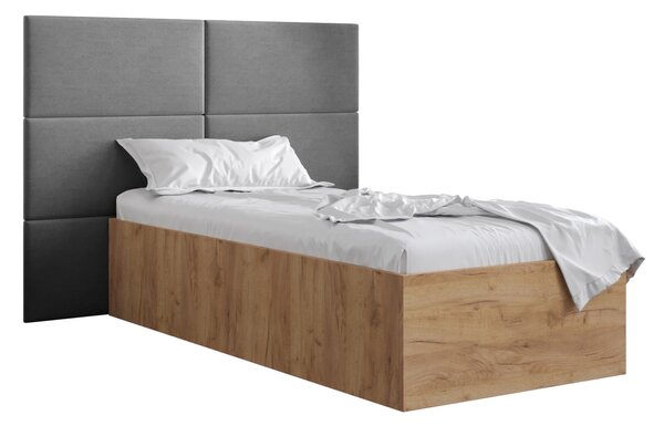 Jednolůžková postel s čalouněným čelem 90 cm. Vlastní profesionální přeprava až k Vám domů 1045911
