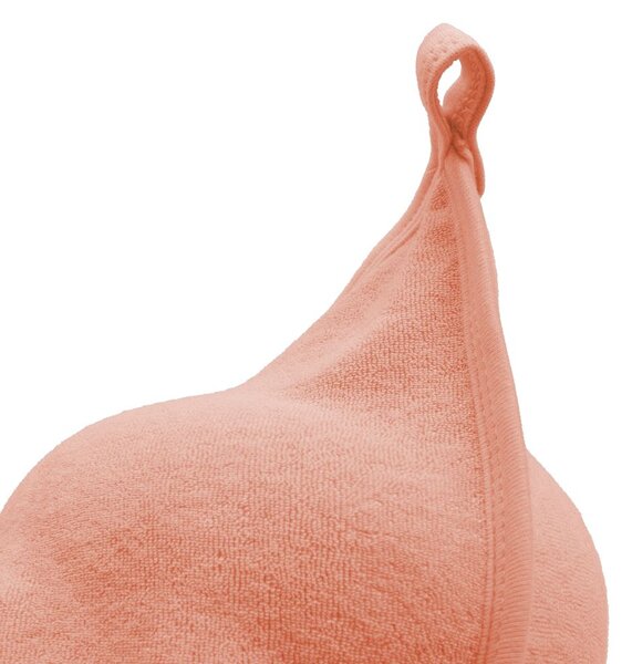 Dětská luxusní froté osuška s kapucí New Baby Comfortably 80x80 cm pink
