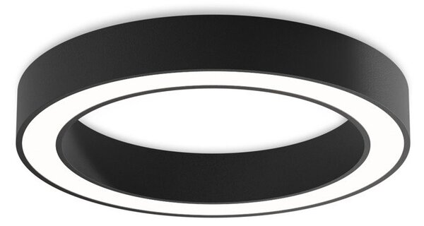 Led2 Stropní LED svítidlo SATURN SLIM ø 60cm, 50W, CCT 2700/3000/4000K, CRI90 Barva: Černá, Stmívání, řízení: TRIAC