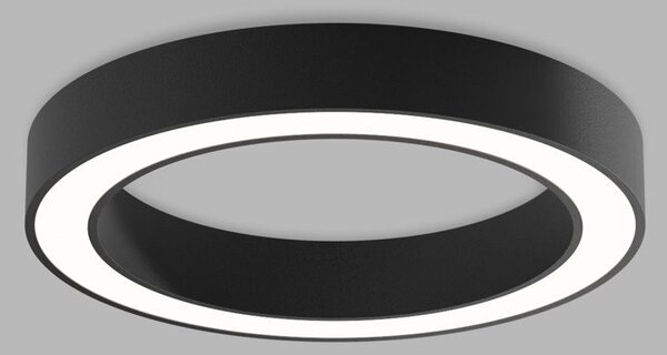 Led2 Stropní LED svítidlo SATURN SLIM ø 60cm, 50W, CCT 2700/3000/4000K, CRI90 Barva: Černá, Stmívání, řízení: TRIAC