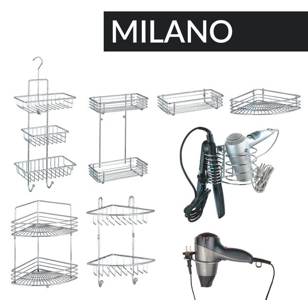Police do koupelny 2 úrovně MILANO, WENKO