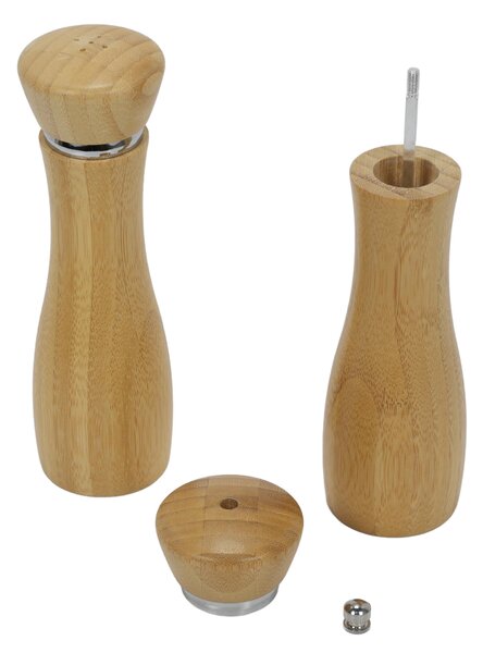 Bambusová mlýnek na sůl a pepř, 2 ks, KESPER