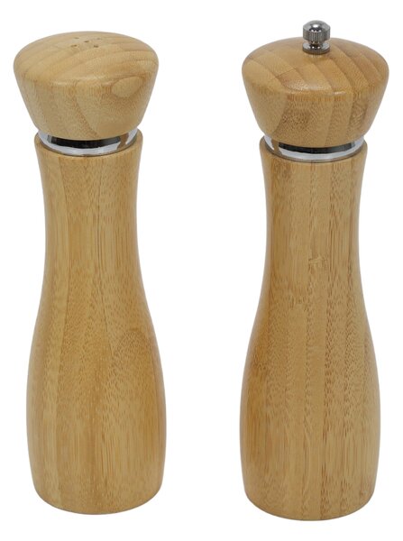 Bambusová mlýnek na sůl a pepř, 2 ks, KESPER