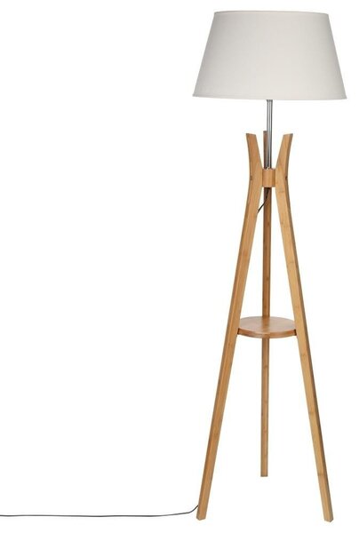 Bílá stojací lampa KALO, 156 cm