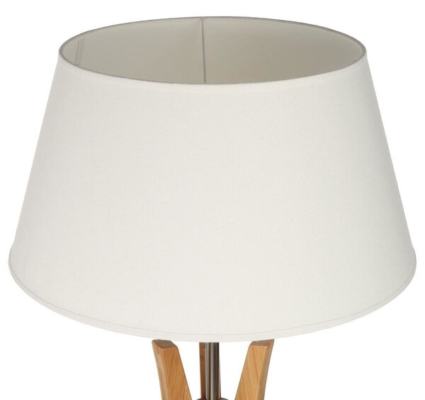 Bílá stojací lampa KALO, 156 cm