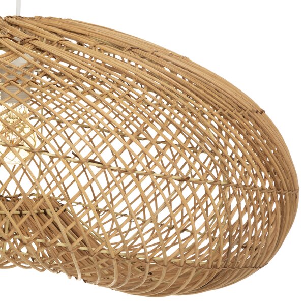 Ratanové stropní svítidlo, Ø 68 cm