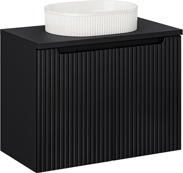 Sada skříňka Comad Nova Black NOVA BLACK D2 82-80-2D, umyvadlo Comad Beyond BEYOND 5 WHITE ( E-6564 ), NOVA BLACK B 89-80