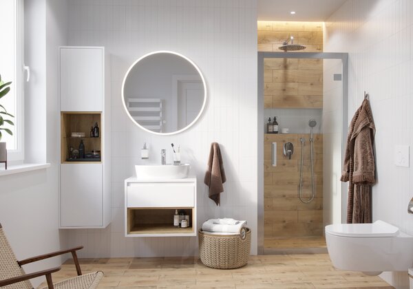 Excellent Lumiro zrcadlo 70x100 cm obdélníkový s osvětlením s vyhřívací podložkou DOEX.LU100.070.AC