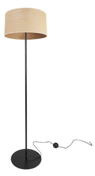 Podlahová lampa JUTA, 1x jutové stínítko, (výběr ze 3 barev konstrukce), (fi 35cm), O