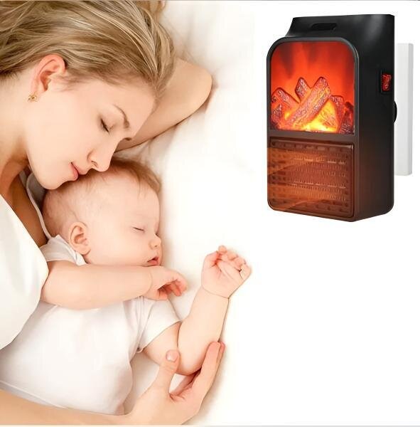 Elektrické topidlo 500 W, komínová lucerna s termostatem 15 °C až 32 °C, dálkovým ovládáním a realistickým komínovým efektem - LUXIFLAME