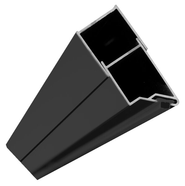 Rea - MOLIER magnetický profil pro sprchové dveře 190cm, černá, REA-K6395