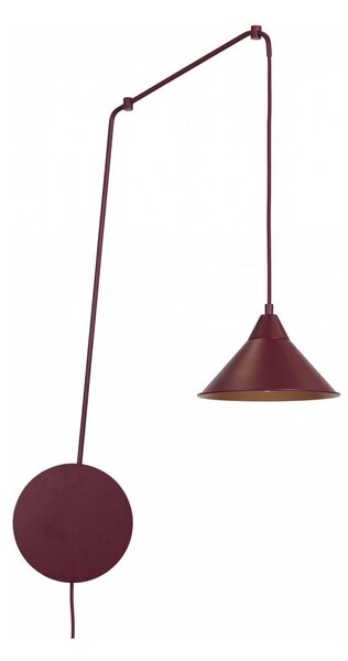 Lustr na lanku ABRAMO 1xE27/15W/230V červená