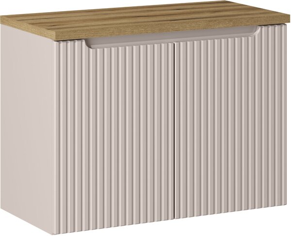Sada skříňka Comad Nova Cashmere NOVA CASHMERE 82-80-2D, deska Comad Nova Oak NOVA OAK A 89-80