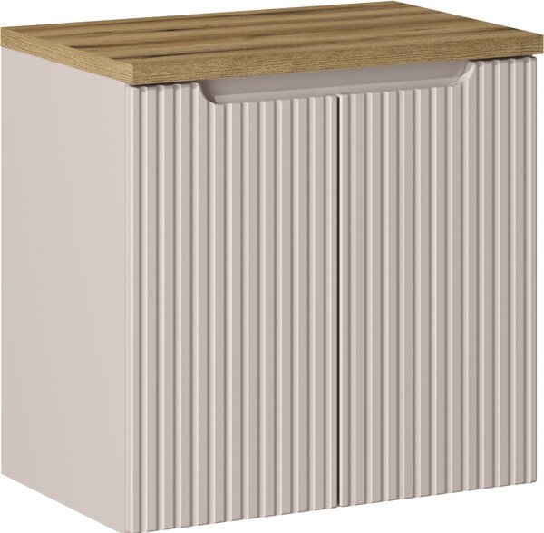 Sada skříňka Comad Nova Cashmere NOVA CASHMERE 82-60-2D, deska Comad Nova Oak NOVA OAK A 89-60