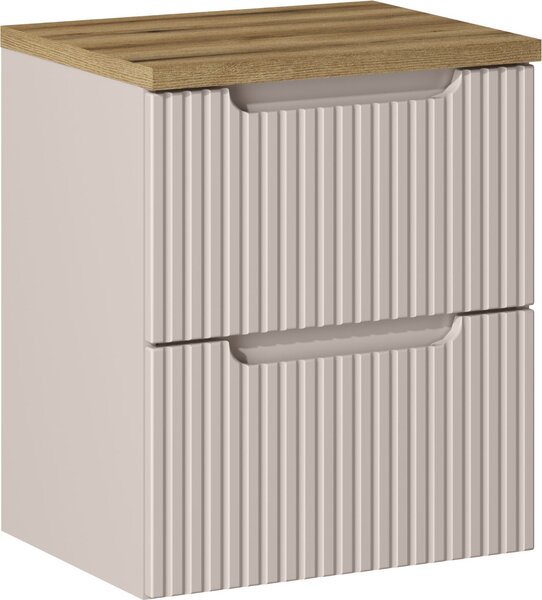 Sada skříňka Comad Nova Cashmere NOVACASHMERE 82-50-2S, deska Comad Nova Oak NOVA OAK A 89-50