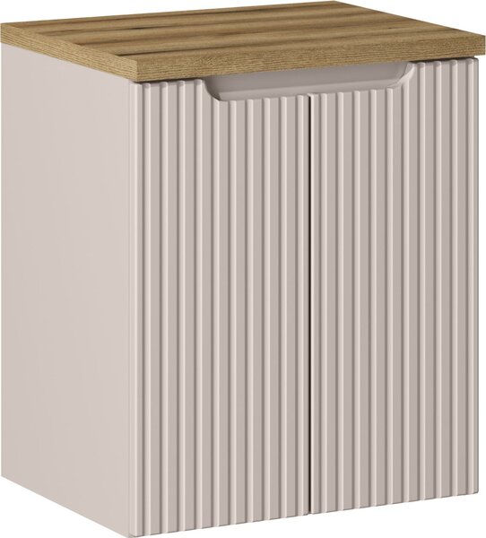 Sada skříňka Comad Nova Cashmere NOVA CASHMERE 82-50-2D, deska Comad Nova Oak NOVA OAK A 89-50