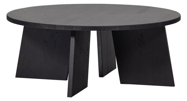 Černý Konferenční stolek Fries ∅ 90 × 36 cm BASICLABEL