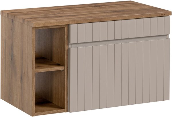 Sada skříňka Comad Iconic Cashmere ICONIC CASHMERE 82-60-D-1S, deska na skříňku Comad Fiji BLAT 89-80-A OAK COAST EVOKE, ICONIC OAK COAST EVOKE 81-01-