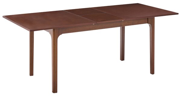 Rozkládací jídelní stůl DELMAS Tmavý jasan 160/200 cm 90 cm