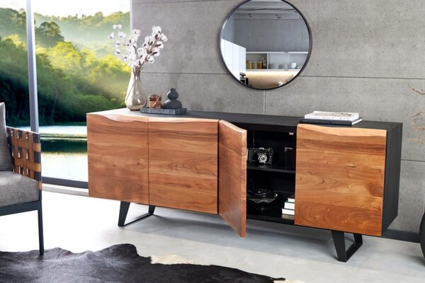 Designová komoda Maalik 180 cm akácie