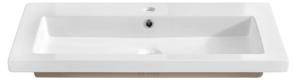 Keramické umyvadlo SPIRIT WHITE 80 cm - bílé