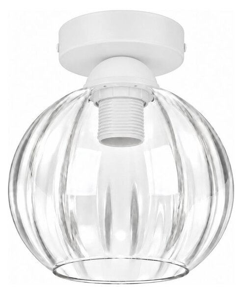 BRILAGI - LED Stropní svítidlo RETRO GLASS 1xE27/60W/230V pr. 18 cm bílá/čirá