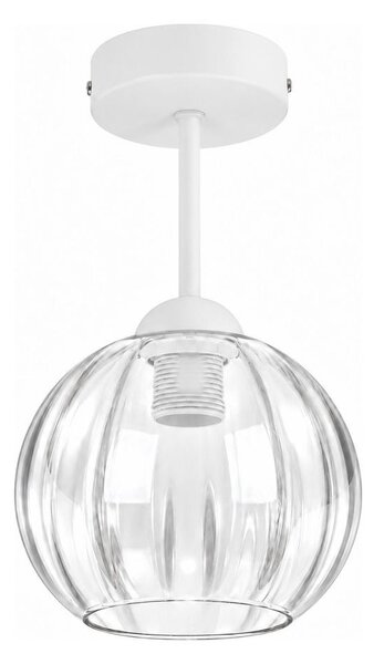 BRILAGI - LED Přisazený lustr RETRO GLASS 1xE27/60W/230V pr. 18 cm bílá/čirá