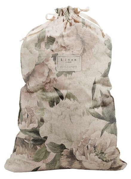Látkový vak na prádlo s příměsí lnu Really Nice Things Bag Lily, výška 75 cm