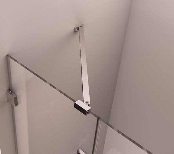 Polysan Polysan, FORTIS EDGE boční stěna 800 mm, čiré sklo, FL3582